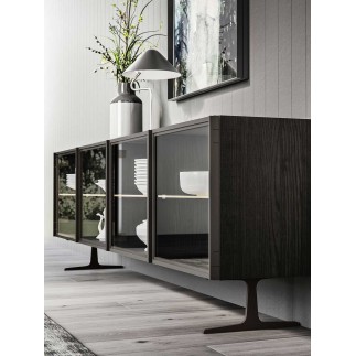 Modern sideboard with metal base - Chic - ISA Project