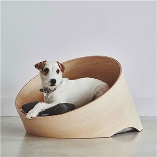 Dog and cat bed in wood - Covo