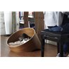 Covo dog and cat bed in wood