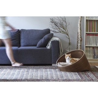 Dog and cat bed in wood - Covo | Miacara