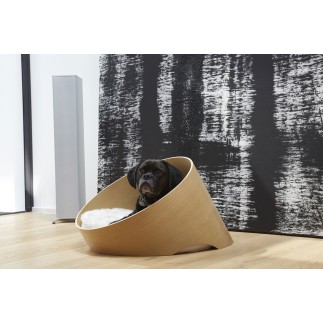 Dog and cat bed in wood - Covo | Miacara