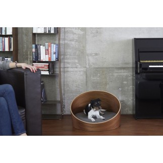 Dog and cat bed in wood - Covo | Miacara