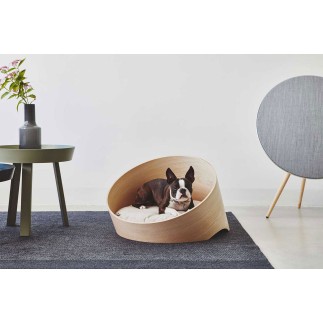 Dog and cat bed in wood - Covo | Miacara