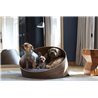 Covo dog and cat bed in wood