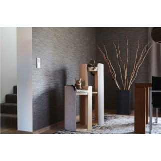 Scratching post for cat in wood and felt - Torre | Miacara