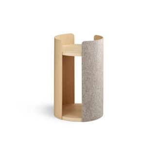 Scratching post for cat in wood and felt - Torre | Miacara