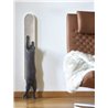 Wall scratching post in aluminium and felt - Volto