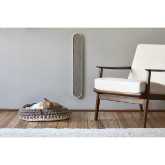 Wall scratching post in aluminium and felt - Volto | ISA