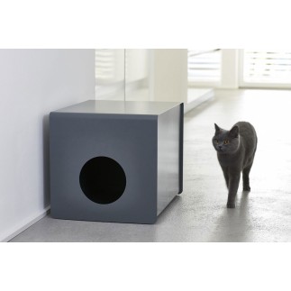 Cat litter box in aluminium - Sito | Miacara