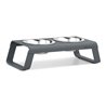 Double Bowl for cat and dog in aluminium - Desco