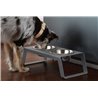 Double Bowl for cat and dog in aluminium - Desco