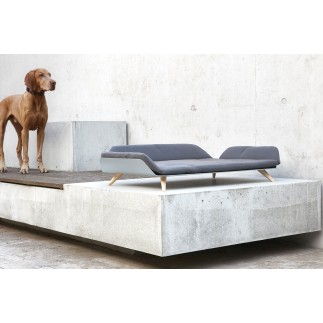 Dog bed / sofa in fabric and aluminium - Roy | Miacara