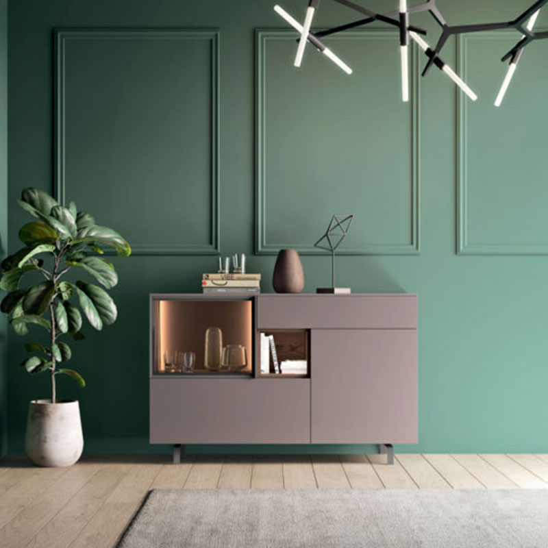 System 03 modular sideboard with open unit - Sideboards and Cupboards - ISA Project