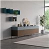 Punto 02 modular two-colour sideboard