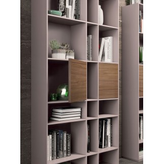 Wall modular lacquered bookcase - Bookcases - ISA Project