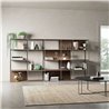 Grafic 04 modular metal bookcase