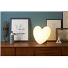 Love table lamp in polyethylene