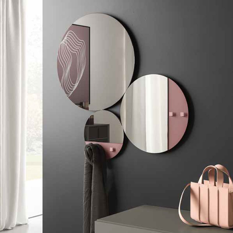 Set 3 Mirrors with Hanger - Lime | Orme Design