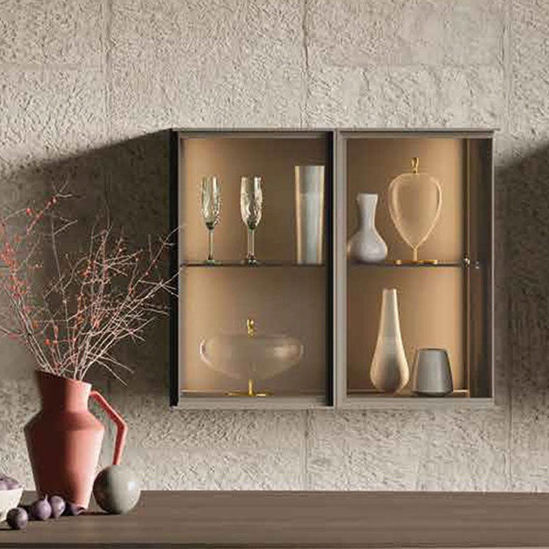 Vetrina a Parete con Luce Interna - Teka | Orme Design