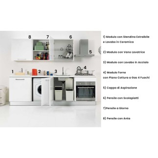 Cucina Salvaspazio Colavene - Smart 3 | Colavene