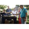 Barbecue in Corten o Nero con Mobile Contenitore - Piatto