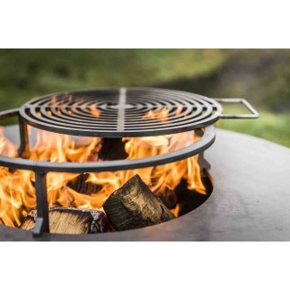 Barbecue Corten o Nero con Mobile Contenitore - Piatto | ISA Project