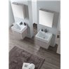 Bathroom composition with 2 wall-mounted cabinets - Volant