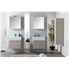 Bathroom composition with 2 wall-mounted cabinets - Volant