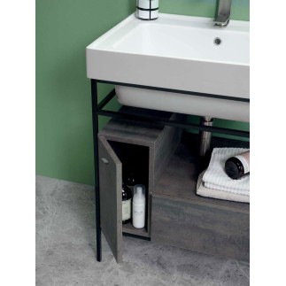 Bathroom Composition with Washbasin and Mirror - Trix 2 | Colavene