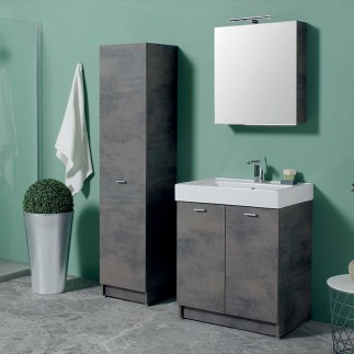 Bathroom Composition with Ceramic Basin - Trix 8 | Colavene