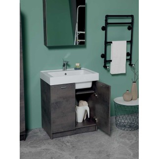 Composizione Bagno con Lavabo in Ceramica - Trix 8 | Colavene