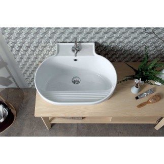 Composizione Bagno con Lavabo in Appoggio - Tino 3 | Colavene