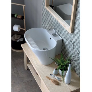 Composizione Bagno con Lavabo in Appoggio - Tino 3 | Colavene