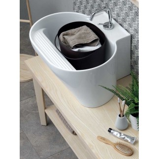 Composizione Bagno con Lavabo in Appoggio - Tino 3 | Colavene