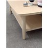 Bathroom / Laundry composition with bench in solid ash - Tino 4