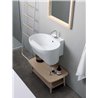 Bathroom / Laundry composition with bench in solid ash - Tino 4