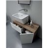 Composizione bagno con mobile lavabo anta e cassetto - Wynn 3