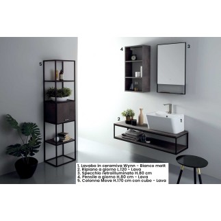 Colavene Bathroom Composition with Wall-Mounted Cabinet - Wynn 6