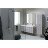 Bathroom composition with double wall-mounted sink - Cento 8