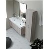 Bathroom composition with double wall-mounted sink - Cento 8