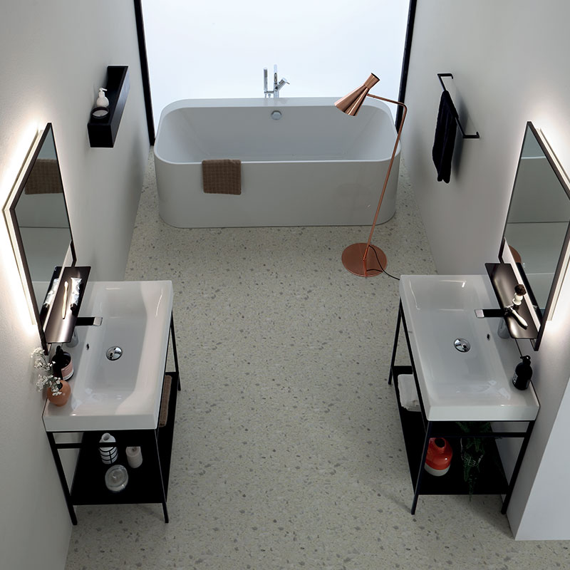 Mobile Bagno con Lavabo Rettangolare - Cento 5 | Colavene