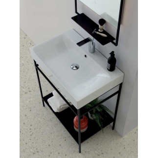 Bathroom Cabinet with Rectangular Washbasin - Cento 5 | Colavene