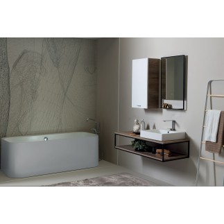 Bathroom Composition with Ceramic Washbasin - Cento 1 | Colavene