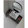 Bathroom composition with drawers cabinet and mirror - Cento 3