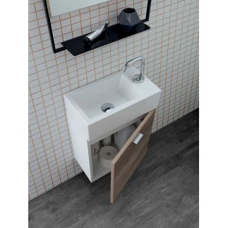 Composition Mini Washbasin Bathroom with Suspended Furniture - Mini 3 | Colavene