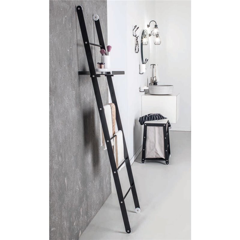 Biro Rack Towel Holder with Shelf - Biro | Capannoli