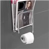 Toilet Roll Holder with Magazine Rack - Pratica