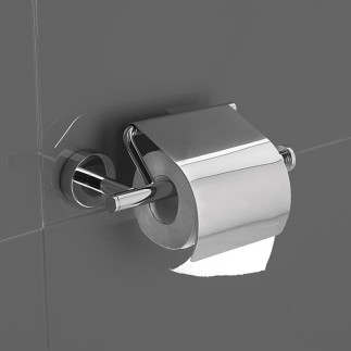 Toilet Paper Holder with Lid - Pratica | Capannoli