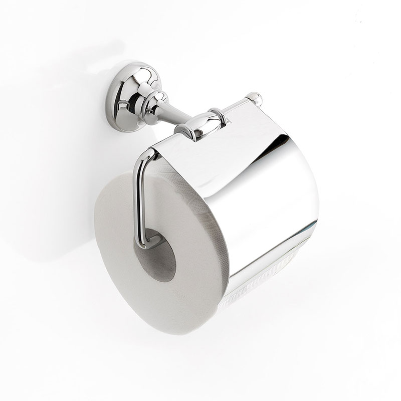 Toilet Roll Holder with Lid - Serie900 | Capannoli