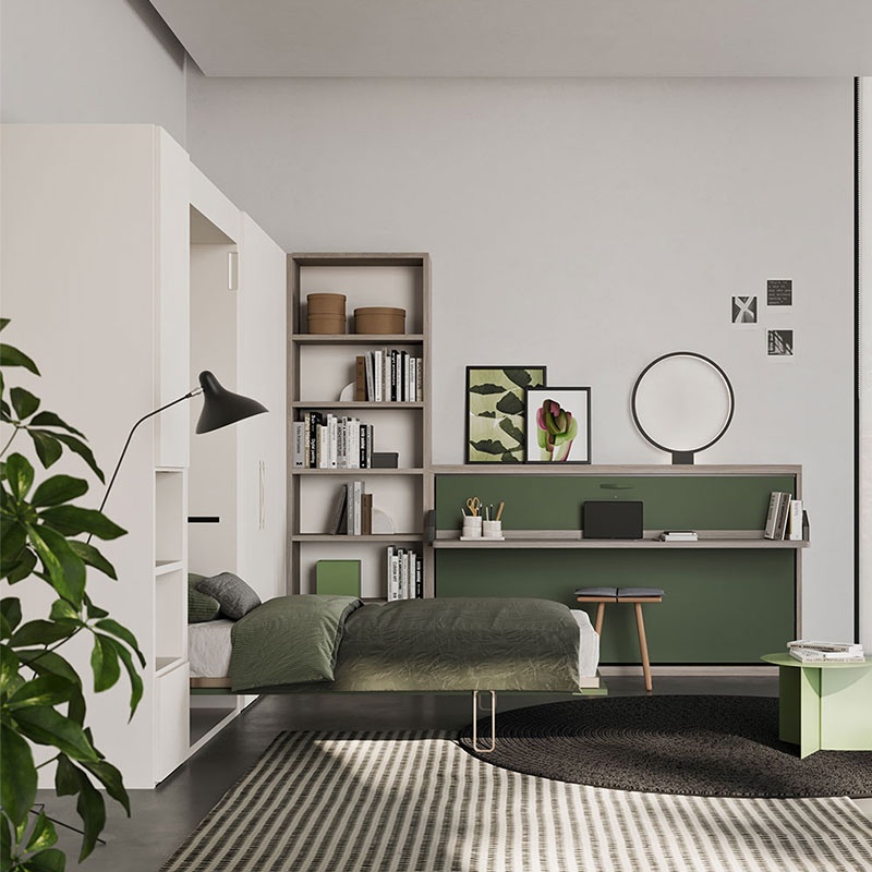 Modular Wall with Two Foldaway Beds - Capri | IsaProject